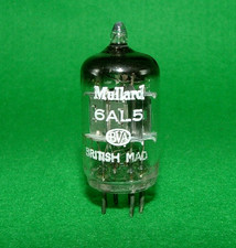 6AL5 EB91 MULLARD Valve Tube  -  Tested Good   - #22/7