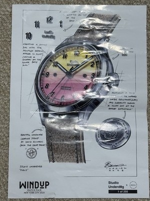 Studio Underdog Watch Poster From NYC Event
