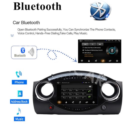 Passend für 2000-2008 BMW Mini Cooper GPS für Apple Carplay Spiegel Link Video FM - Bild 8 von 15