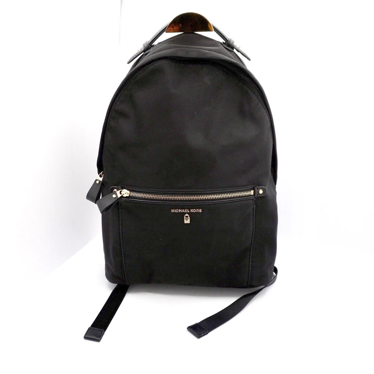 Michael Kors Black Nylon Backpack with Gold Hardware Michael Kors Nylon Backpack - Black Backpacks, Handbags  main image 4
