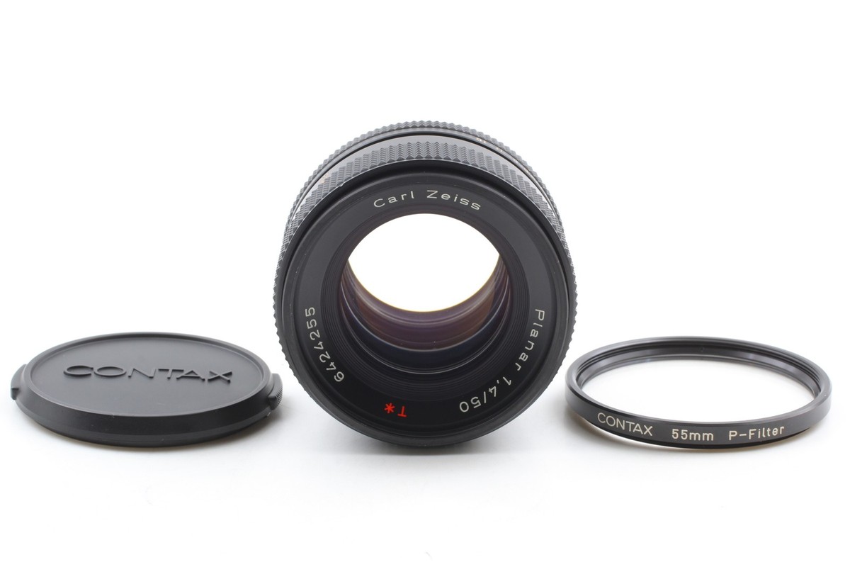 Near MINT-] Contax Carl Zeiss Planar 50mm f/1.4 AEJ Lens C/Y From