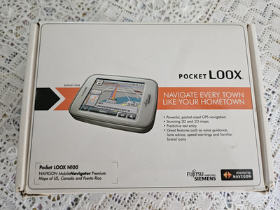 Fujitsu Siemens Pocket LOOX N100 NAVIGATION SYSTEM SPORTS GPS