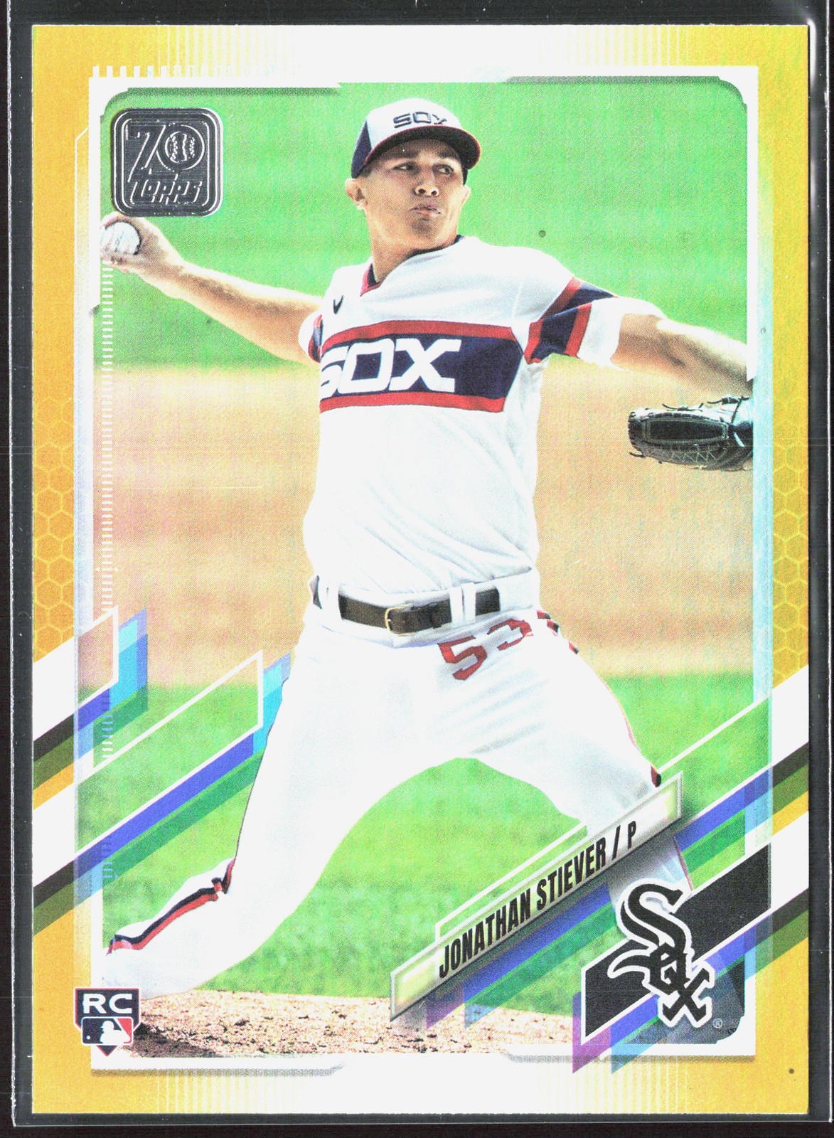 2021 Topps Jonathan Stiever Gold Foil #528 RC Chicago White Sox BASEBALL