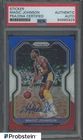 Magic Johnson Signed Sticker 2020-21 Panini Red White & Blue #219 PSA/DNA AUTO