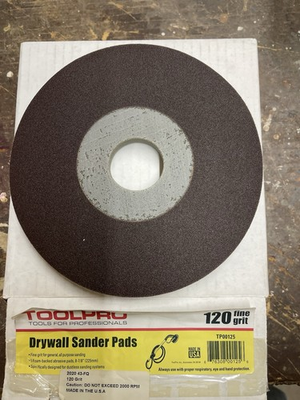 #ad #ad 5 Each Tool Pro Drywall Sanding Pads 120 Grit TP00125 $19.99