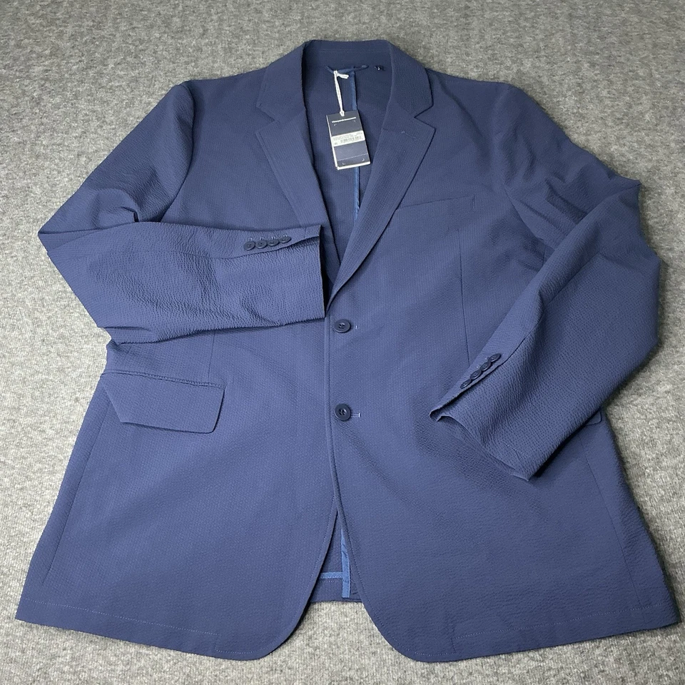 Blazer Vineyard Vines On the Go OTG Abrigo Deportivo Azul Marino 44R Ajuste Clásico Foto 2 de 4