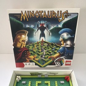 LEGO MINOTAURUS Buildable Board Game 3841 100% Complete W/ Manual Box