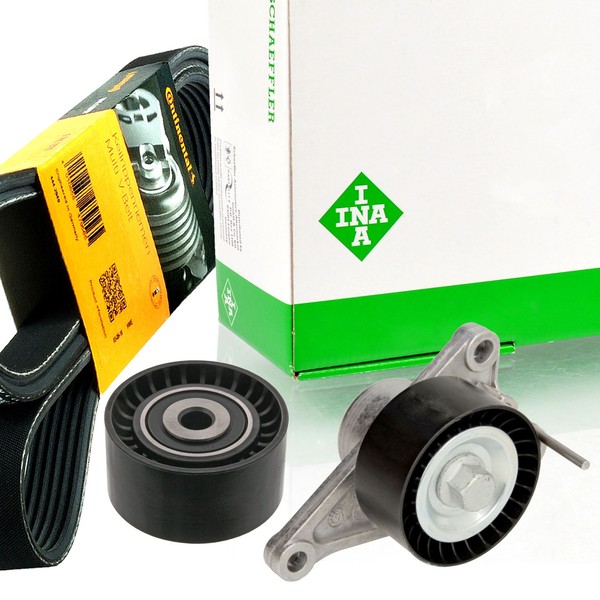 Conti 7PK1705 Keilrippenriemen-Satz + Spanner FüR Opel Renault Nissan-image
