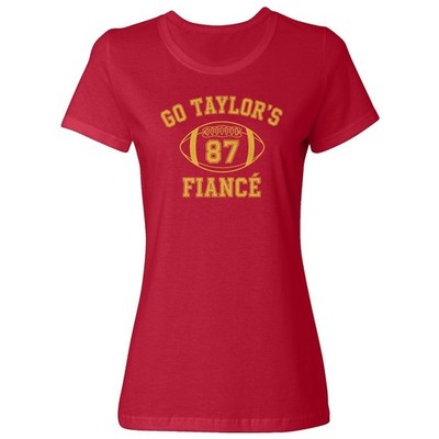 Go Teylor's Fiance - Fans Cheer Ladies' Crewneck T-Shirt