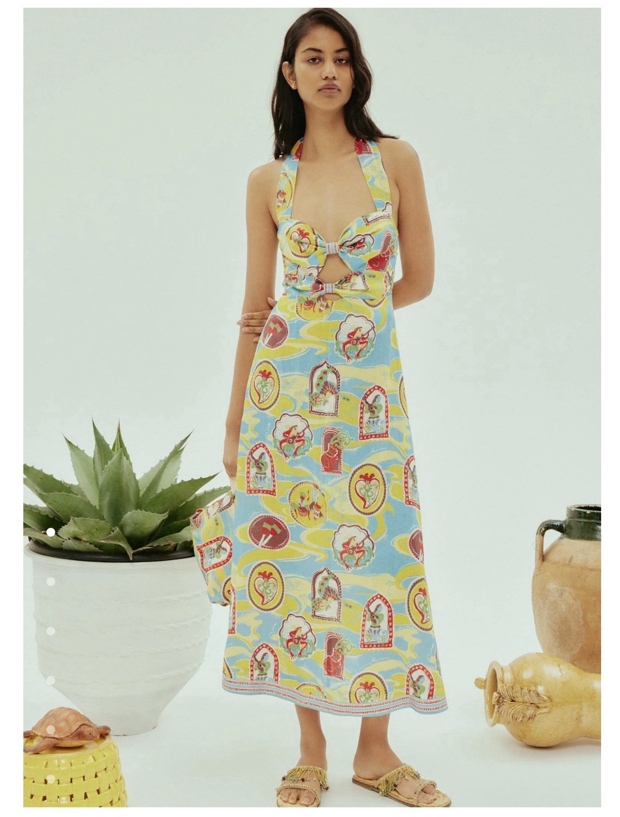 ALEMAIS DRESS - Emilio Midi Dress - Size AUS 14 / US 10 - BNWT- RRP $470