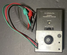 Micronta Dynamic Transistor Checker 22-025 Radio Shack Tested Working with Box
