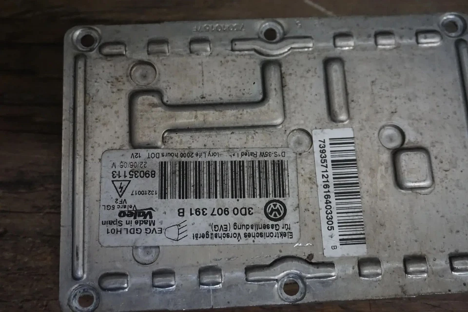 VW Phaeton 3D Zavorra 3D0907391B Centralina Abbagliante Originale - Immagine 3 di 3