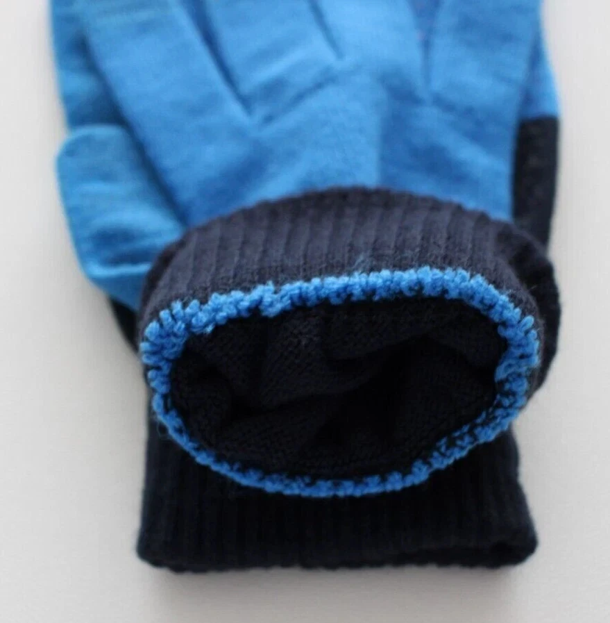 Nike Knit Tech Grip 2.0 Gloves Adult Men's L/XL Obsidian/LT Photo Blue/White - Image 3 of 4