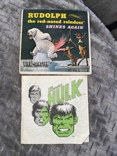 2-View-Master Rudolph the red-nosed reindeer Shines Again Plus Hulk