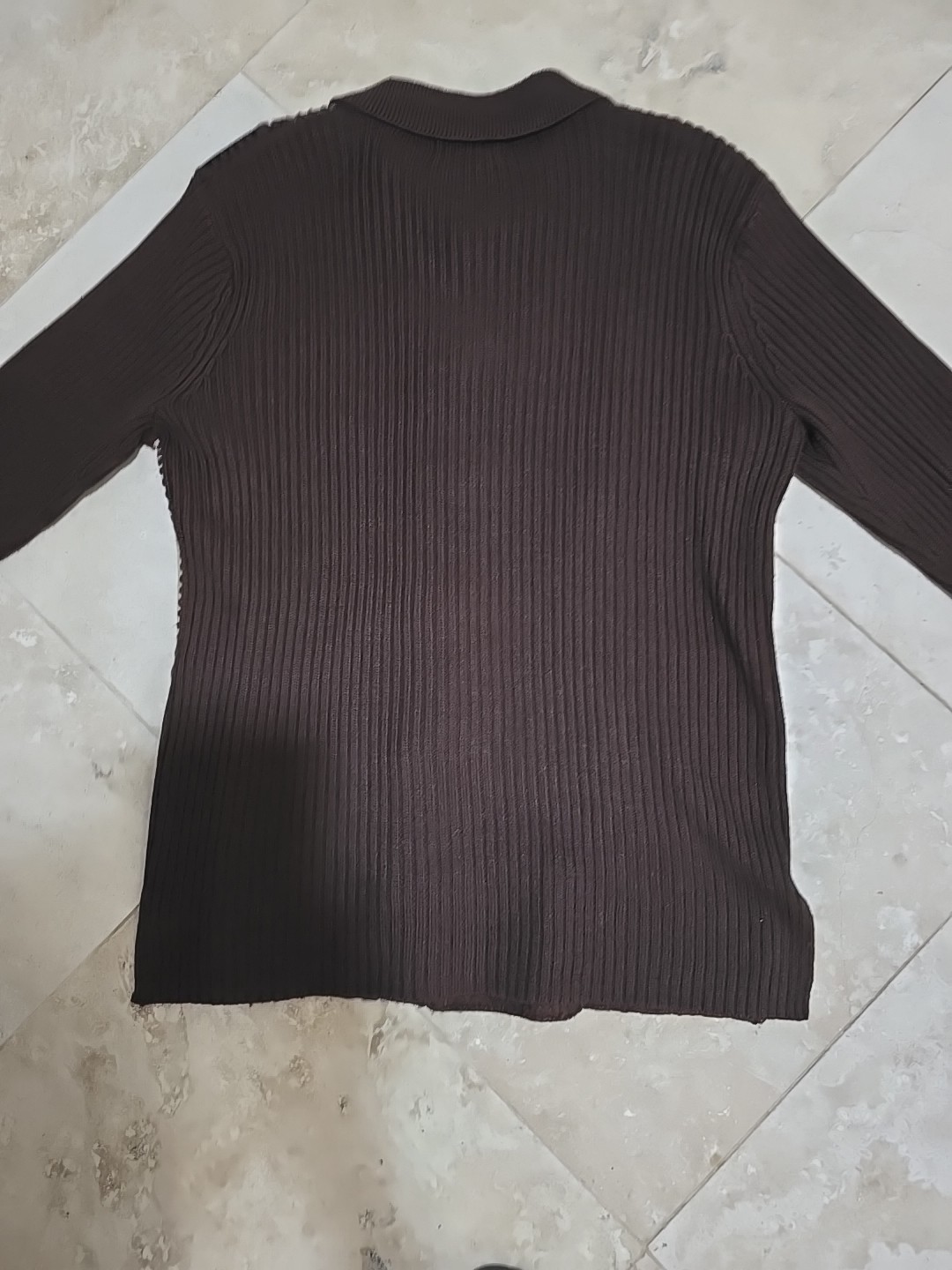 VINTAGE Patchwork Leather Jacket Toggle Buttons R… - image 8