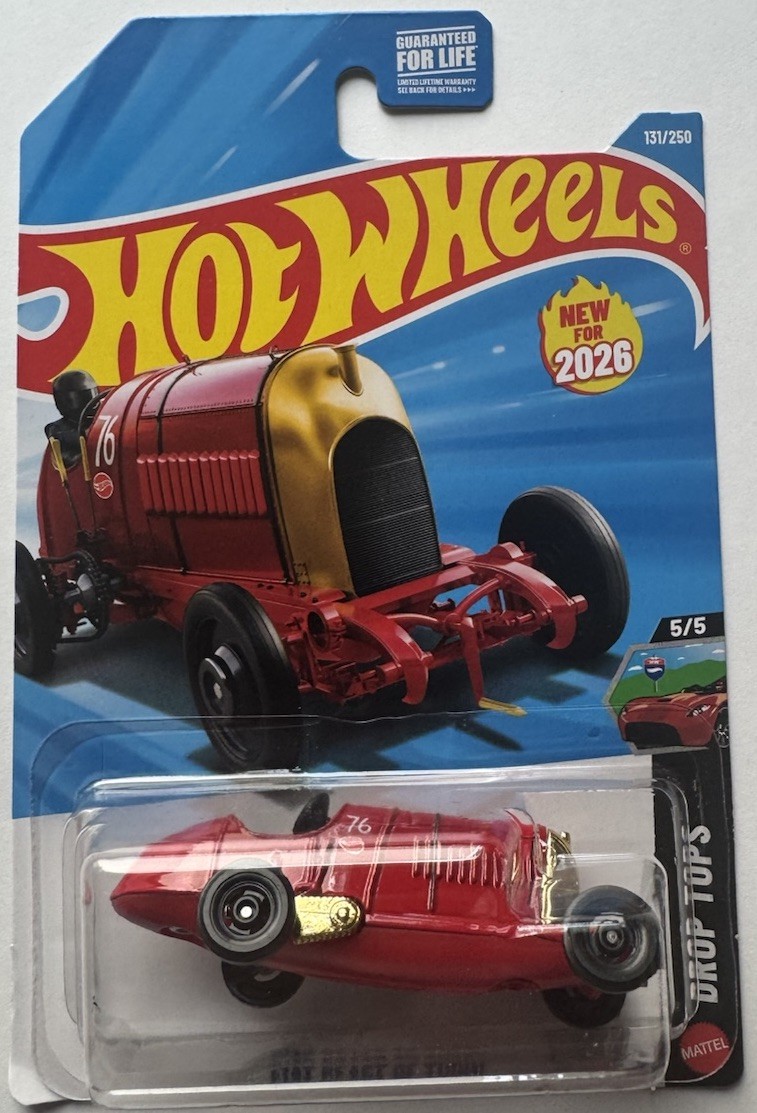 2026 Hot Wheels DROP TOPS 5/5 Fiat Beast of Turin 131/250