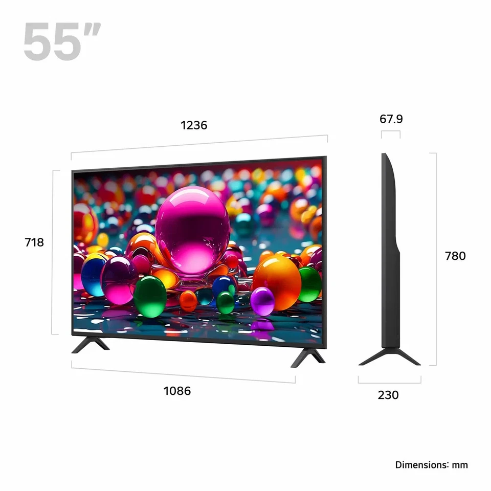 LG 55UA75006LA 55 Inch 4K Ultra HD Smart TV - *5 YR WARRANTY* - Image 2 of 4
