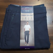 Weatherproof Vintage Men's Hybrid Tech Pant 40x32 Blue