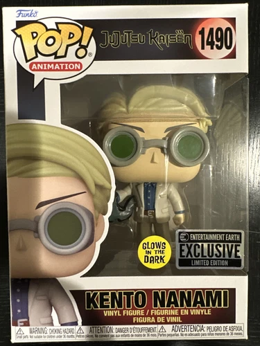 Funko Pop! Jujutsu Kaisen Kento Nanami #1490 GITD Entertainment Earth Exclusive