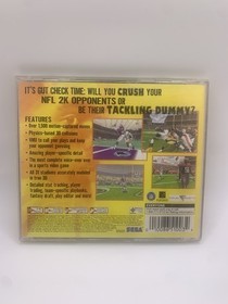 NFL 2K Sega Sports Sega Dreamcast - CIB - COMPLETE IN BOX - TESTED - AUTHENTIC