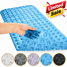 Non Slip Bath Mat Anti-Mold Extra Large Shower Mat Bathtub Rubber Strong Suction