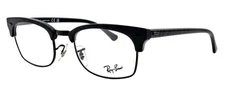 New RAY-BAN RB3916-V 8049 50mm Black Clubmaster Square Eyeglasses Frames Unisex