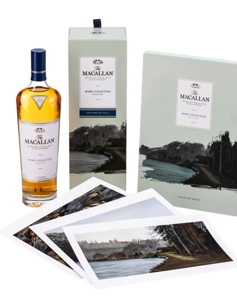 The Macallan Home Collection - River Spey - With Art Prints - 44.8% Vol. – 0.7L - Picture 1 of 5