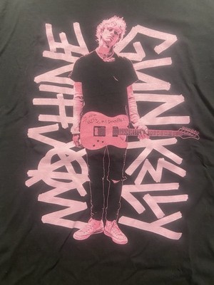 Machine Gun Kelly Tickets to My Downfall Shirt Adult Large MGK Tour Black Merch