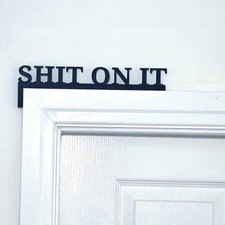 3D Printed Friday Night Dinner Shit On It Door Corner Wall Art