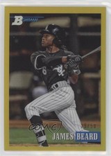 2021 Bowman Heritage Prospects Gold Chrome Refractor 29/50 James Beard #164 0c6
