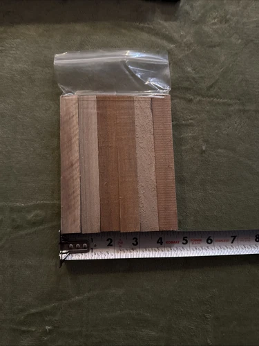 Walnut Pen Blanks 5 1/2 X 3/4 X 3/4 Pack Of 6 - Picture 3 of 4