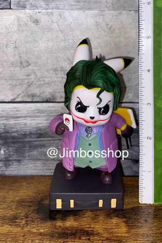 Dc Joker Pokemon Pikachu Pvc Statue Figure Toy - Picture 2 of 7