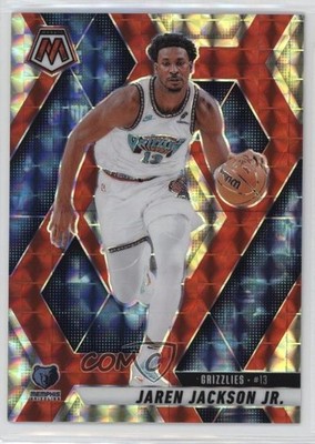 2024 Panini Mosaic Choice Fusion Red & Yellow Prizm 68/75 Jaren Jackson Jr 1o2