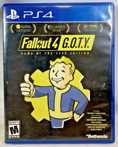 Fallout 4 - Game of the Year Edition - Sony PlayStation 4 Ps4 Tested & Working