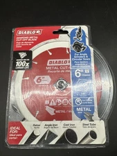 Diablo  6 in. Diamond  Metal Cut-Off Wheel  0.047 in.  x 7/8 in.  1 pk