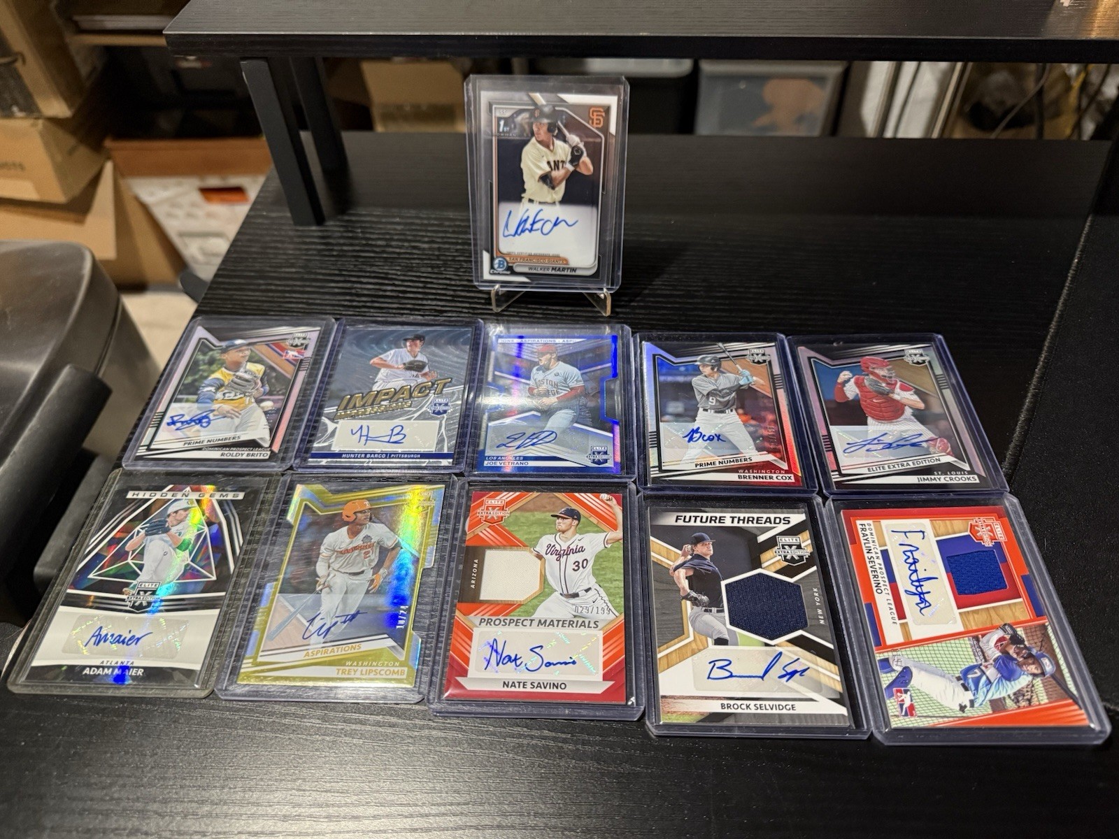 Baseball Card Autograph Lot Rookies, Prospects, Numbered, Refractors