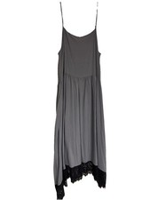 Free People Intimately Easy Breezy Slip Dress Lace Midi Size Small