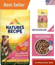 Grain Free Dog Food with Real Salmon, Sweet Potato & Pumpkin – 4 lb 25.50 per pound