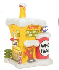 Department 56 6013653 Grinch Village Who-Hash Factory - Platinum dealers excl