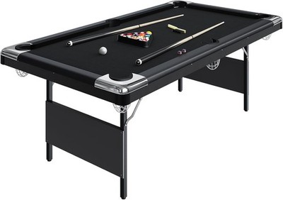 7 FT Portable Folding Pool Table - Complete Billiards Set with Balls, Cues & Acc