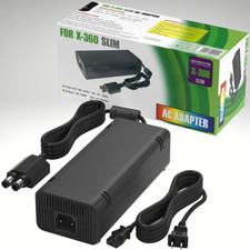For Microsoft Xbox 360 Slim/S Power Supply Brick AC Adapter Charger w/Power Cord