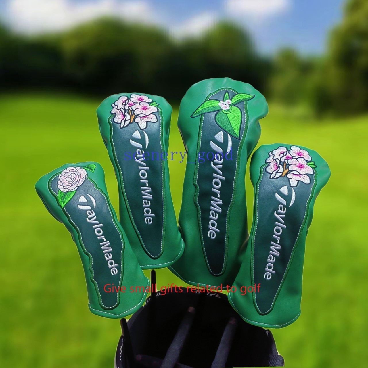 Tay/lor/made/Masters Golf Driver Fairway Wood Hybrid Headcover White/Green 135UT-image