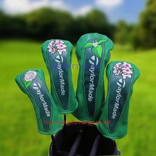 Tay/lor/made/Masters Golf Driver Fairway Wood Hybrid Headcover White/Green 135UT