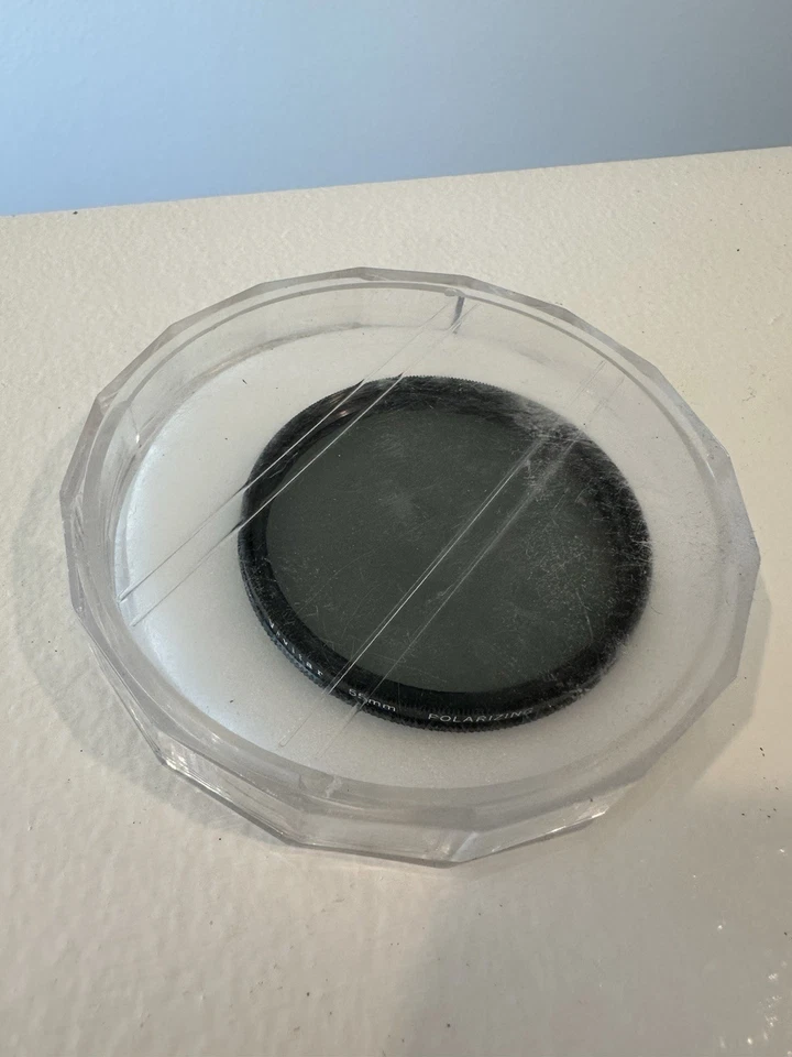 Vintage Vivitar 55mm Circular Polarizer Photography Filter w/Case Made in Japan - Image 3 of 3