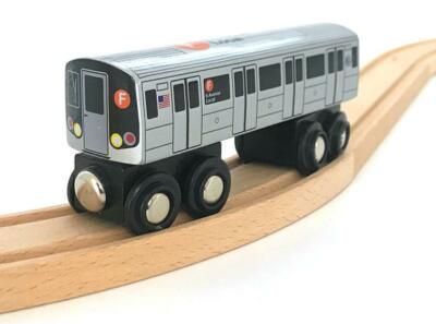 Munipals MP01-110F MTA NYC F Train Subway 6th Avenue Local Wooden