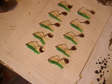 Beetle Spin Card of 10 Lures  TWO WEEK SALE 'SHOW OFF  1/8 oz SAVE BIG