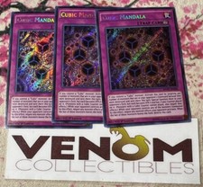3x (M/NM) - Cubic Mandala - MVP1-ENS44 - Secret Rare - 1st Edition YuGiOh
