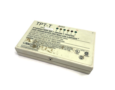 Cabletron Systems TPT-T Ethernet/IEEE 802.3 10BASE-T Twisted Pair Transceiver
