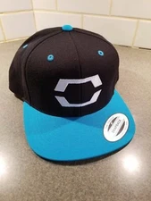 *Embroidered* Pokemon Sun & Moon Trainer Hat (Black and Teal) Brand New!