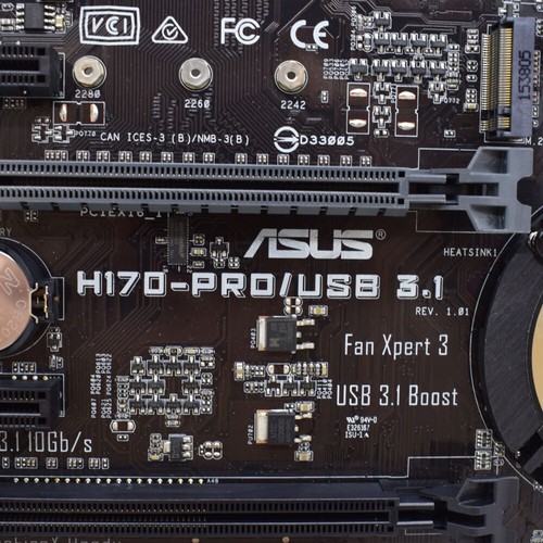 Intel H170 Mainboard ASUS H170-PRO/USB 3.1 LGA1151 DDR4 für 6th Core i7/i5/i3 - Bild 7 von 8